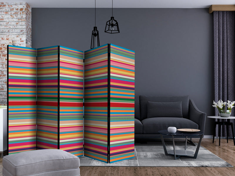 Aizslietnis 5-daļīgs - Mērenas svītras (225x172cm) 225x172 cm Home Trends