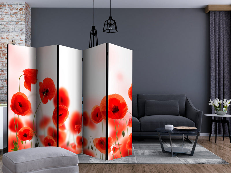 Aizslietnis 5-daļīgs - Miegainā magoņu zeme (225x172cm) 225x172 cm Home Trends