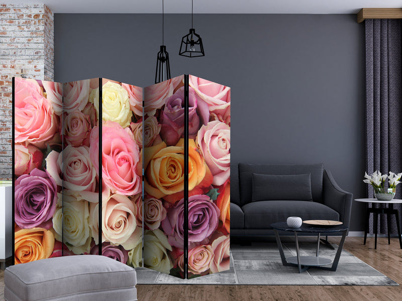 Aizslietnis 5-daļīgs - Rozes pasteļkrāsās (225x172cm) 225x172 cm Home Trends