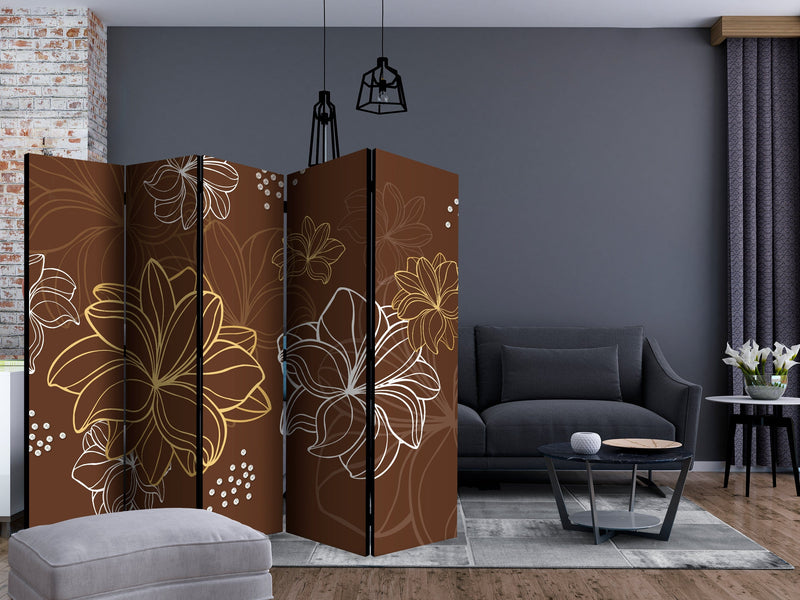 Aizslietnis 5-daļīgs - Rudens flora (225x172cm) 225x172 cm Home Trends