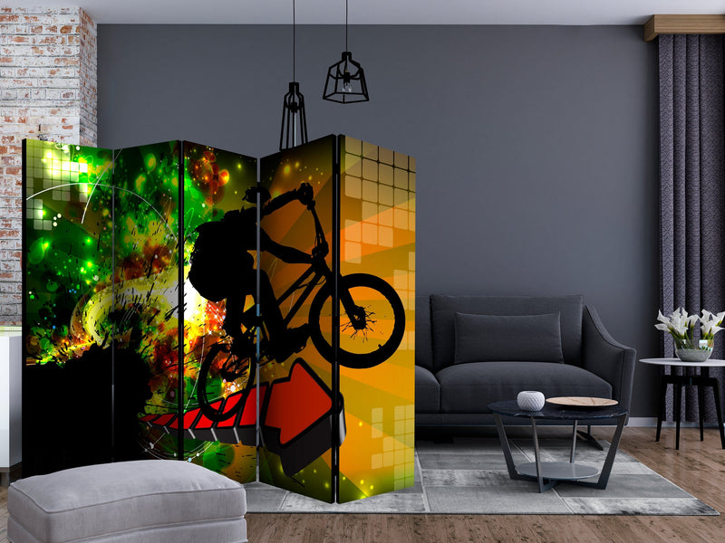 Aizslietnis 5-daļīgs - Velosipēdu triki (225x172cm) 225x172 cm Home Trends