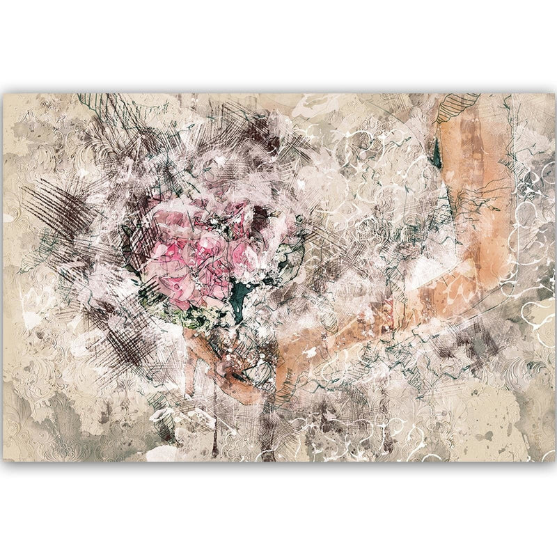 Dekoratīvais panelis - A Bouquet Of Flowers Abstraction  Home Trends Deco