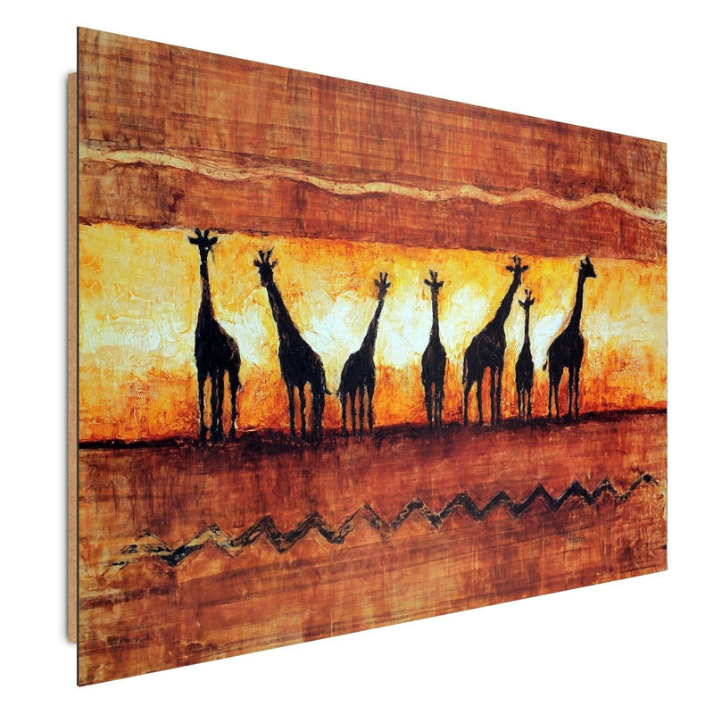 Dekoratīvais panelis - A herd of giraffes   98x68 Home Trends Deco