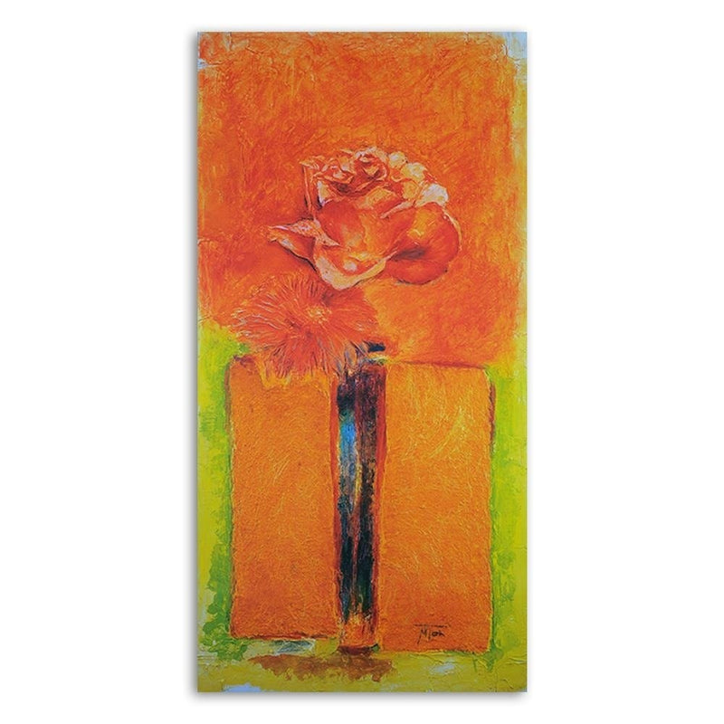 Dekoratīvais panelis - A rose in a vase   50x100 Home Trends Deco