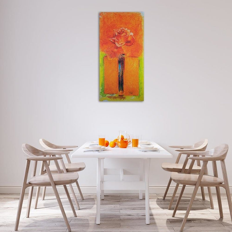 Dekoratīvais panelis - A rose in a vase   50x100 Home Trends Deco