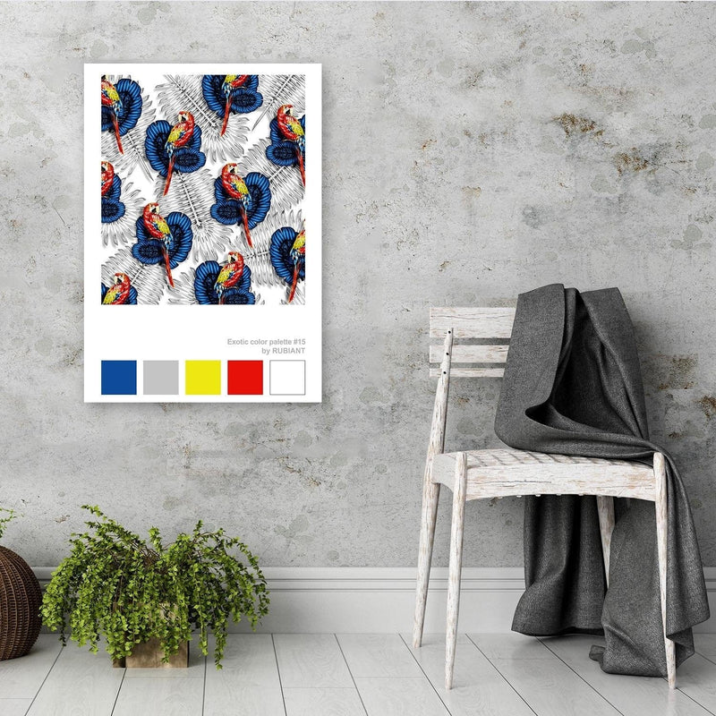 Dekoratīvais panelis - Art Print Exotic Blue  Home Trends Deco