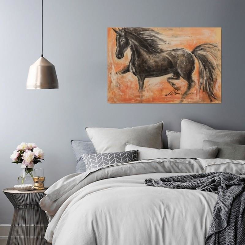 Dekoratīvais panelis - Black Horse 1  Home Trends Deco