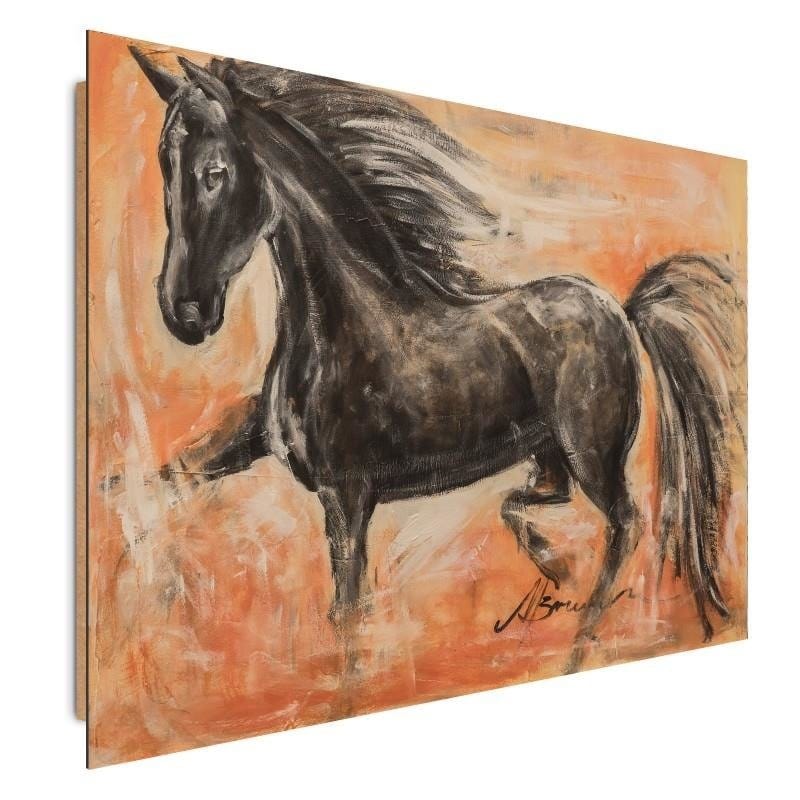 Dekoratīvais panelis - Black Horse 1  Home Trends Deco