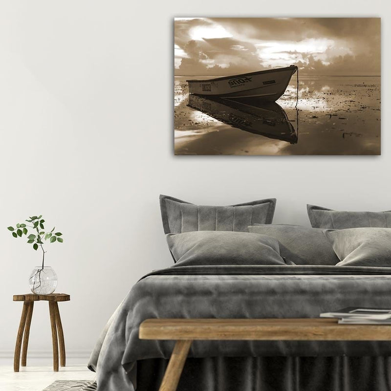 Dekoratīvais panelis - Boat On The Sea 1  Home Trends Deco