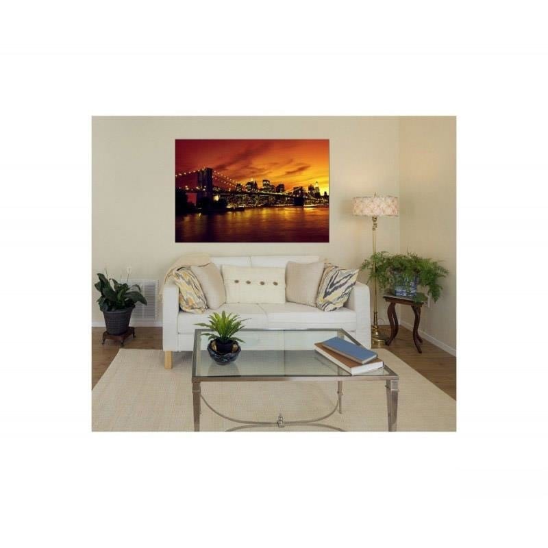 Dekoratīvais panelis - Brooklyn Bridge And Manhattan At Sunset  Home Trends Deco