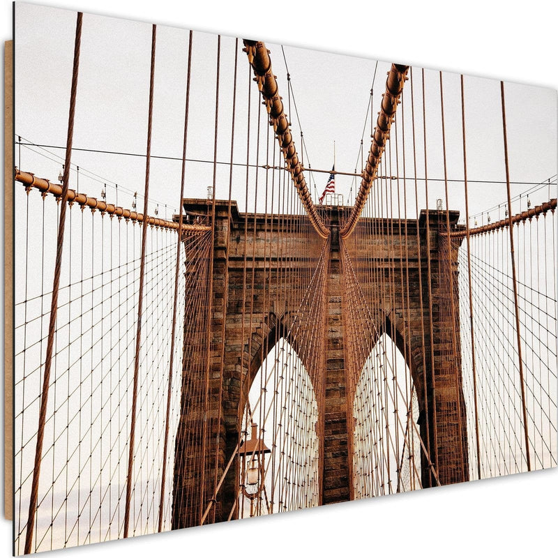 Dekoratīvais panelis - Brooklyn Bridge In New York City  Home Trends Deco