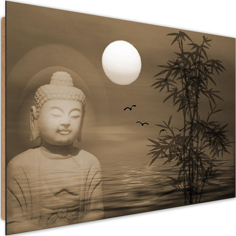 Dekoratīvais panelis - Buddha By The Sea At Sunset 4  Home Trends Deco