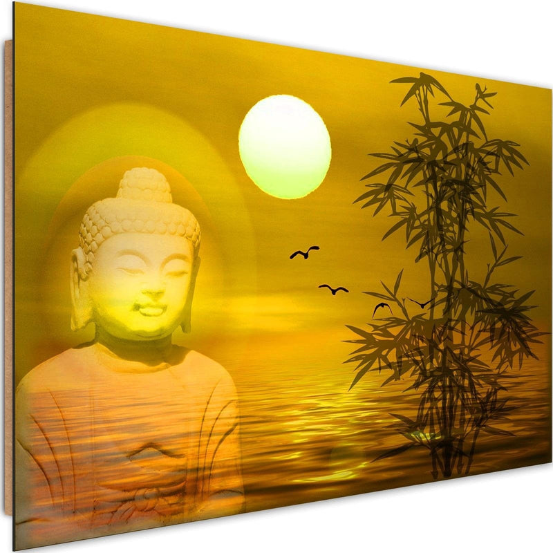 Dekoratīvais panelis - Buddha By The Sea At Sunset  Home Trends Deco