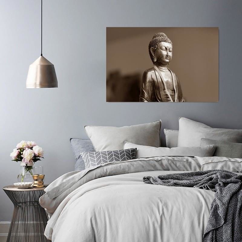 Dekoratīvais panelis - Buddha On A Brown Background  Home Trends Deco