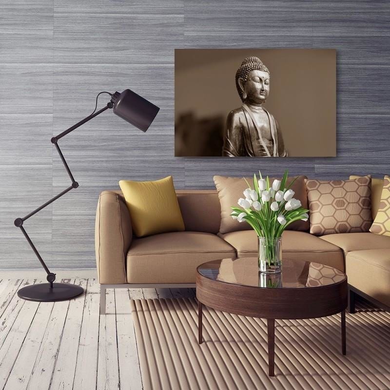 Dekoratīvais panelis - Buddha On A Brown Background  Home Trends Deco