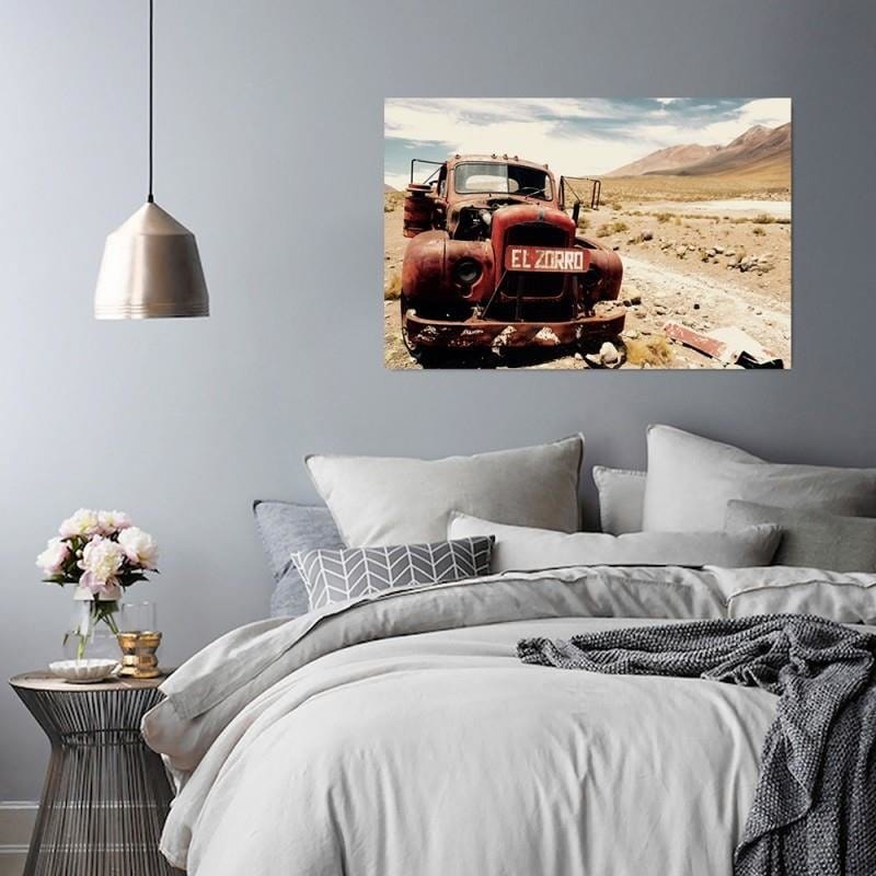 Dekoratīvais panelis - Car In The Desert  Home Trends Deco