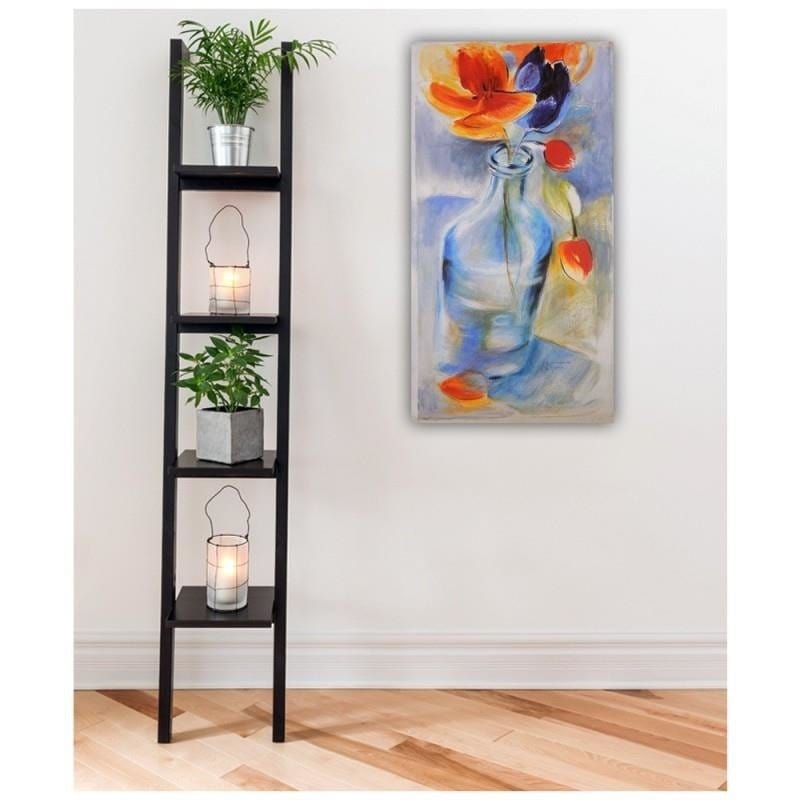 Dekoratīvais panelis - Colorful Flowers In A Glass Vase  Home Trends Deco