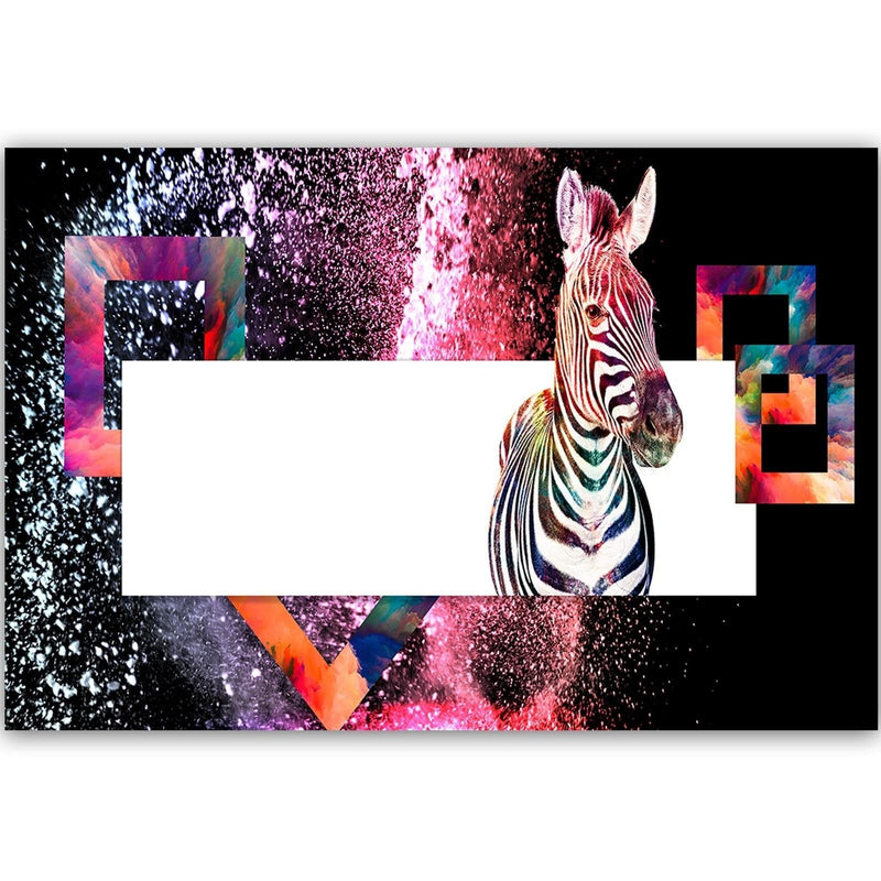 Dekoratīvais panelis - Colorful Zebra 2  Home Trends Deco