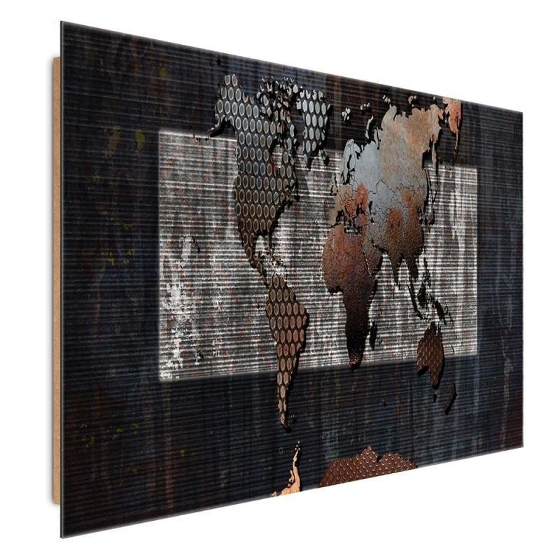 Dekoratīvais panelis - Composition With A World Map 2  Home Trends Deco