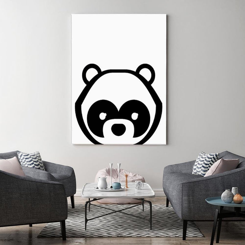 Dekoratīvais panelis - Contrast Panda  Home Trends Deco