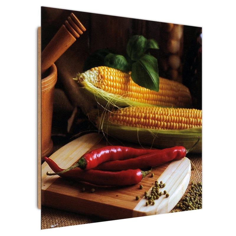 Dekoratīvais panelis - Corn cobs   25x25 Home Trends Deco