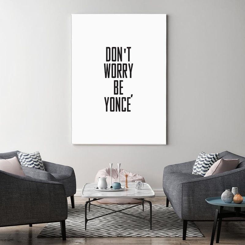 Dekoratīvais panelis - Cover Do Not Worry  Home Trends Deco