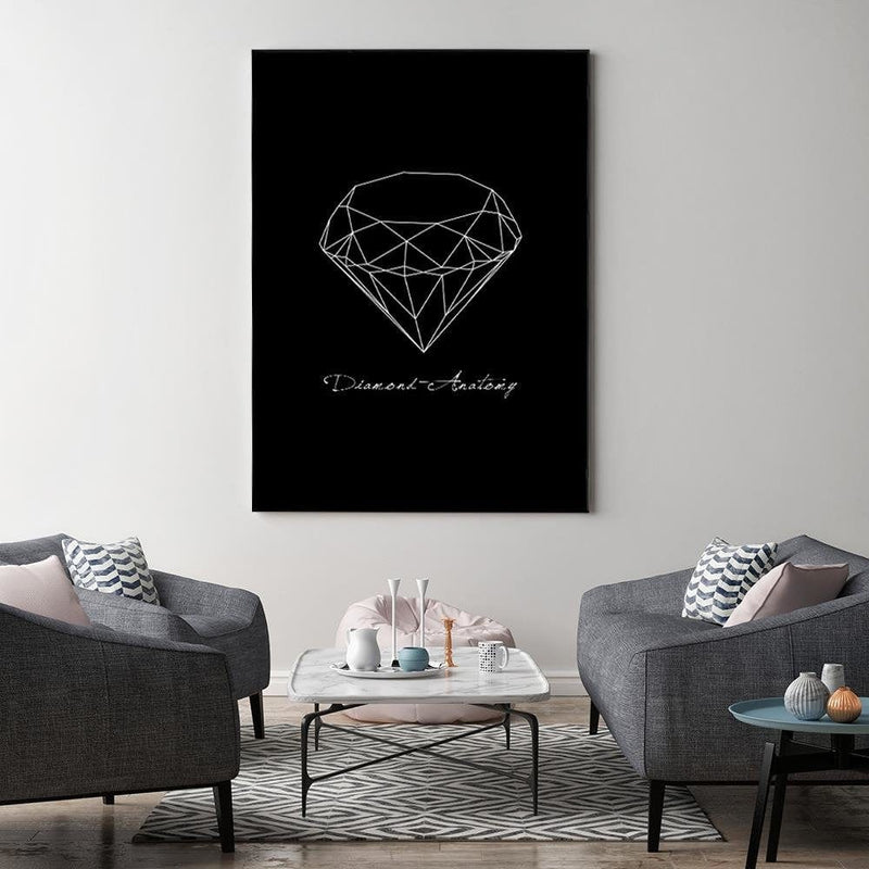 Dekoratīvais panelis - Diamond Anatomy  Home Trends Deco