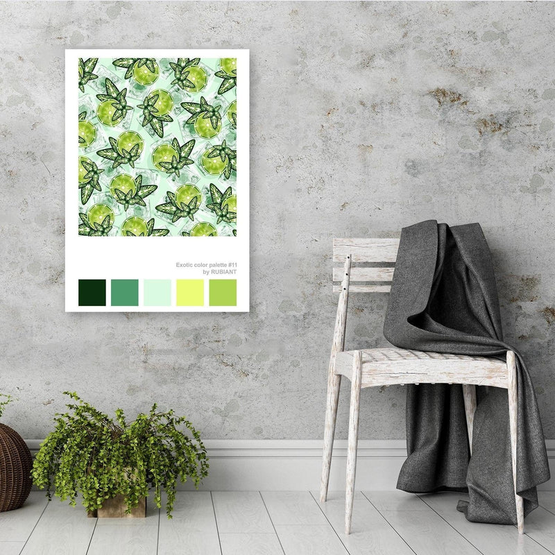 Dekoratīvais panelis - Digital Art Green  Home Trends Deco