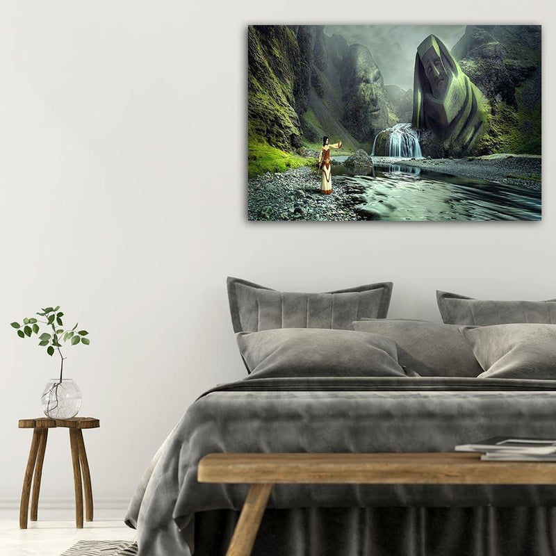 Dekoratīvais panelis - Fantasy Woman On The River  Home Trends Deco