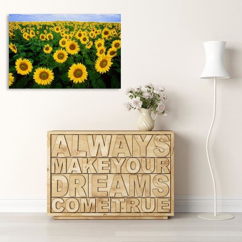 Dekoratīvais panelis - Field Of Sunflowers  Home Trends Deco