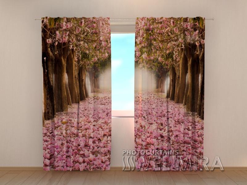 Dienas un nakts aizkari - Pavasara magnolijas 180 x 140 cm (2X 90x140 cm) / SCREEN E-interjers.lv