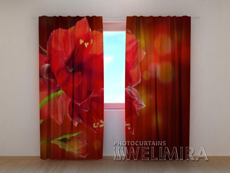 Dienas un nakts aizkari - Sarkanais hibiskuss 180 x 140 cm (2X 90x140 cm) / SCREEN E-interjers.lv