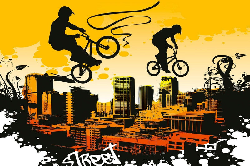 Flizelīna fototapetes - BMX 375 x 250 cm D-ART