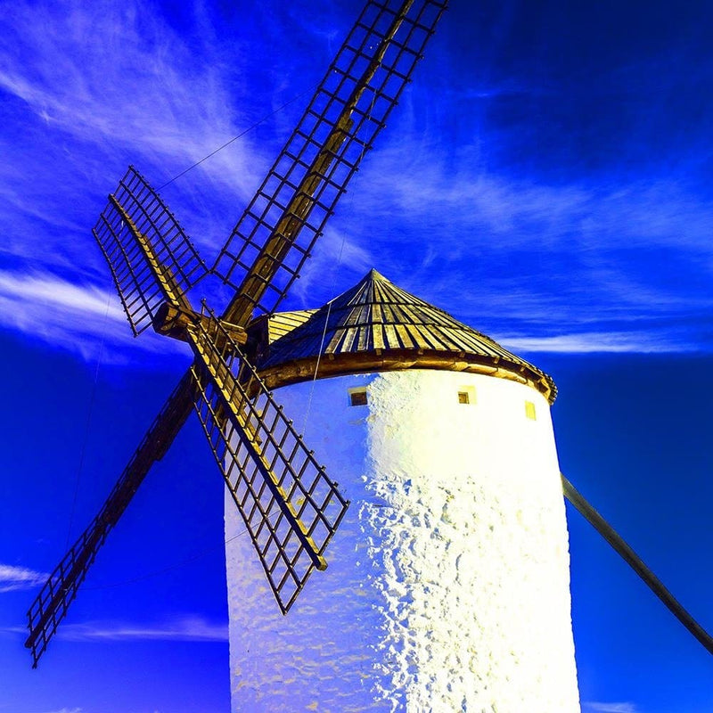 Glezna baltā rāmī - Windmill 3  Home Trends DECO