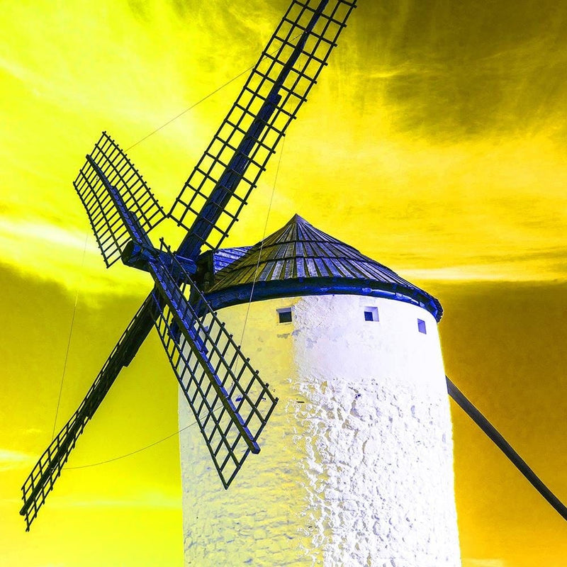 Glezna baltā rāmī - Windmill 4  Home Trends DECO