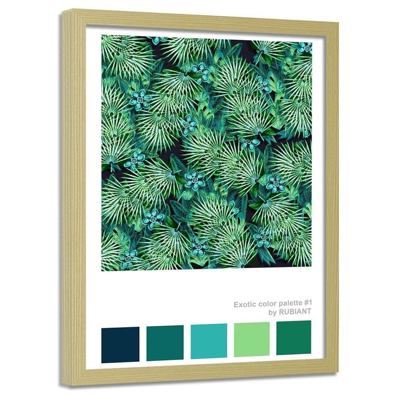 Glezna bēšā rāmī - Acapulco Green  Home Trends DECO