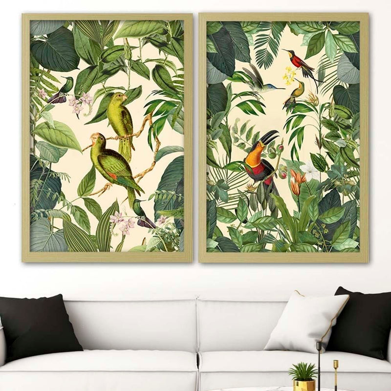 Glezna bēšā rāmī - Bird Heaven  Home Trends DECO