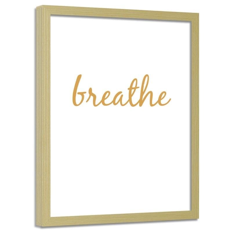 Glezna bēšā rāmī - Breathe 5  Home Trends DECO