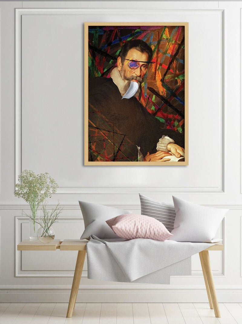 Glezna bēšā rāmī - Composer Portrait Image  Home Trends DECO