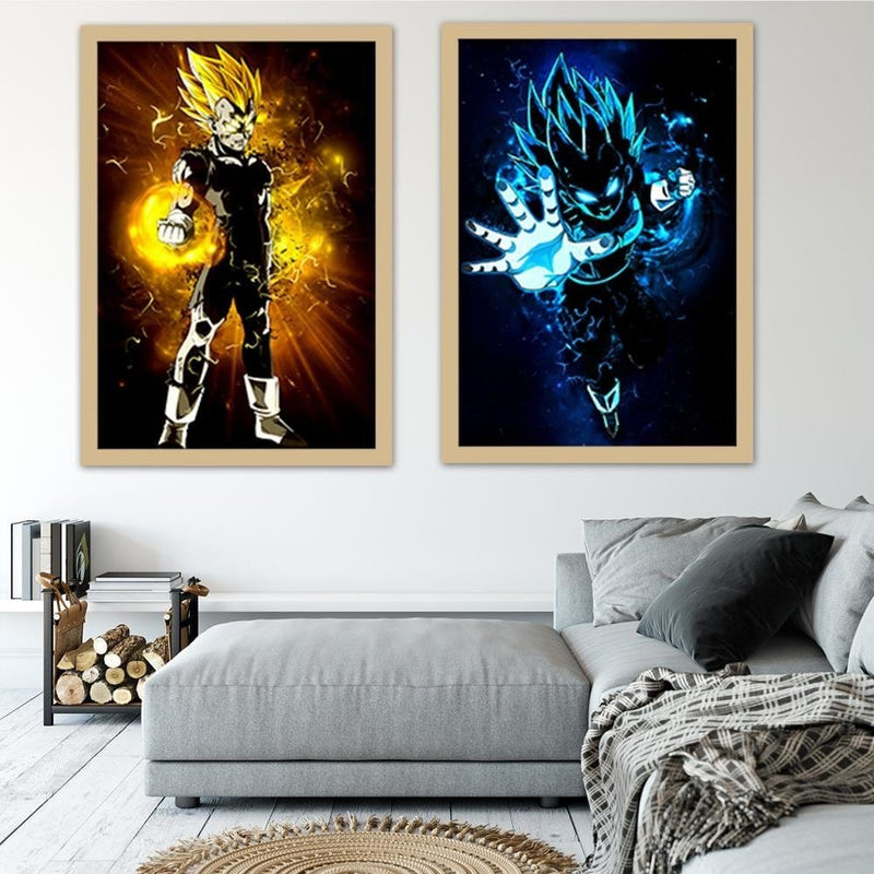 Glezna bēšā rāmī - Dragon Ball 1  Home Trends DECO