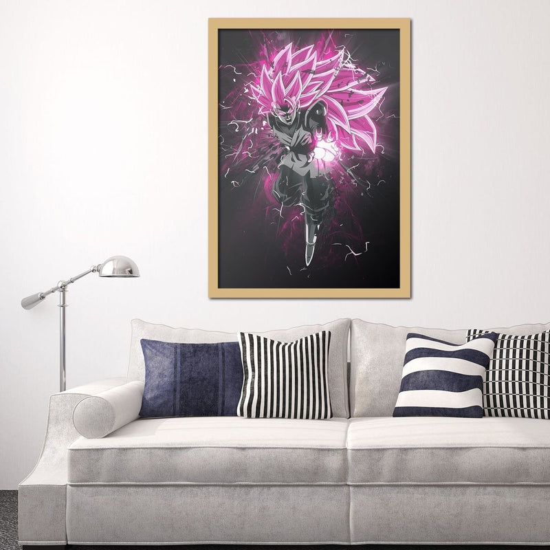 Glezna bēšā rāmī - Dragon Ball 2  Home Trends DECO