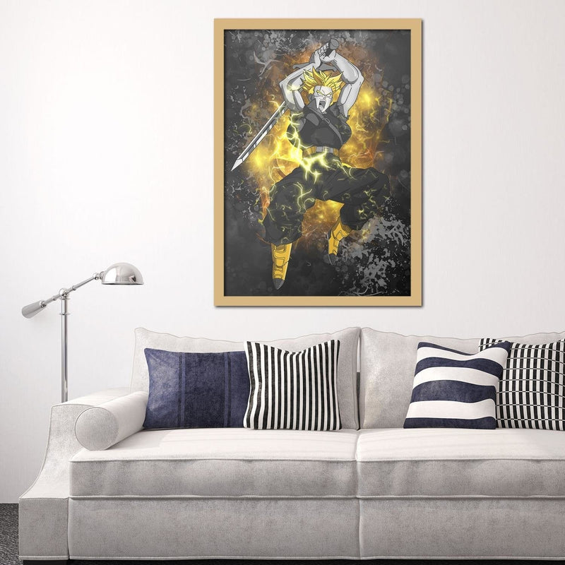 Glezna bēšā rāmī - Dragon Ball 3  Home Trends DECO