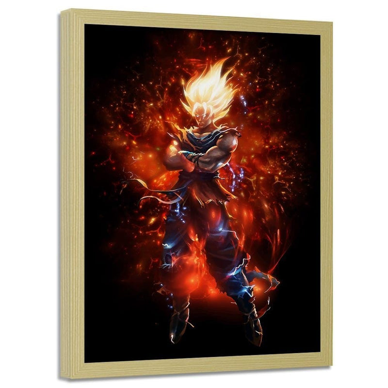 Glezna bēšā rāmī - Dragon Ball 5  Home Trends DECO