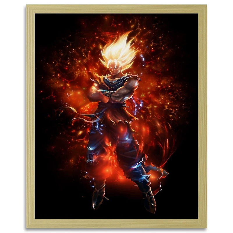 Glezna bēšā rāmī - Dragon Ball 5  Home Trends DECO