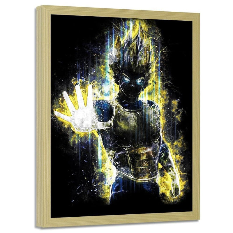 Glezna bēšā rāmī - Dragonball Vegeta  Home Trends DECO