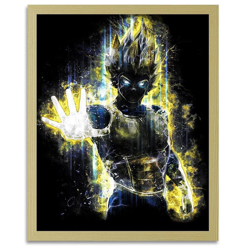 Glezna bēšā rāmī - Dragonball Vegeta  Home Trends DECO