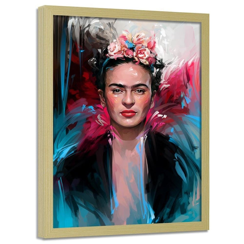 Glezna bēšā rāmī - Frida  Home Trends DECO