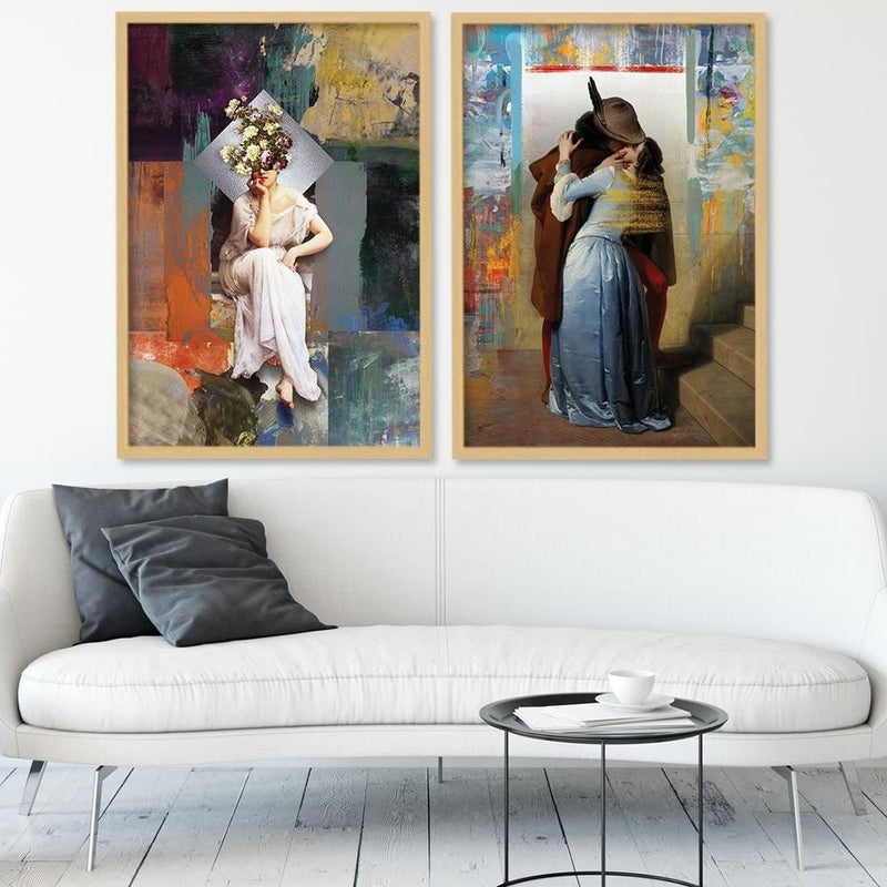 Glezna bēšā rāmī - Funny Art Parody Image  Home Trends DECO