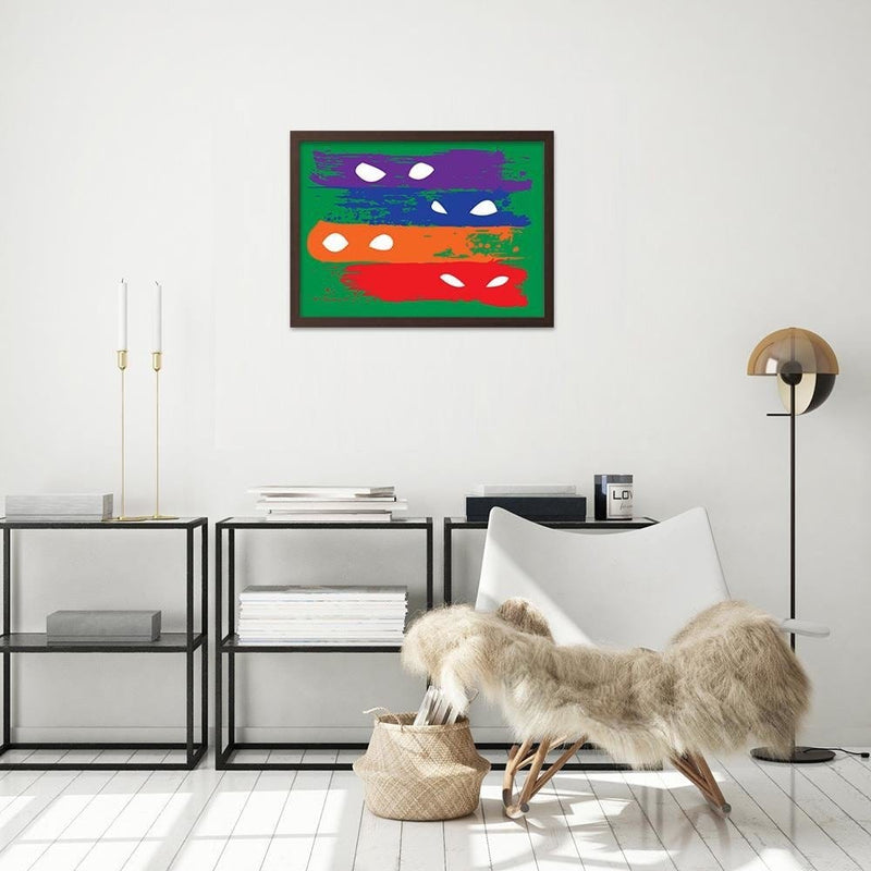 Glezna brūnā rāmī - Zorro Artwork  Home Trends DECO