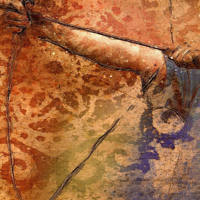 Glezna melnā rāmī - A Woman Firing A Bow  Home Trends